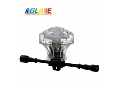 2.1-5W Programmable RGB - DC24V 60mm DMX RGB Cabochon Led Pixel Light for amusement fairground